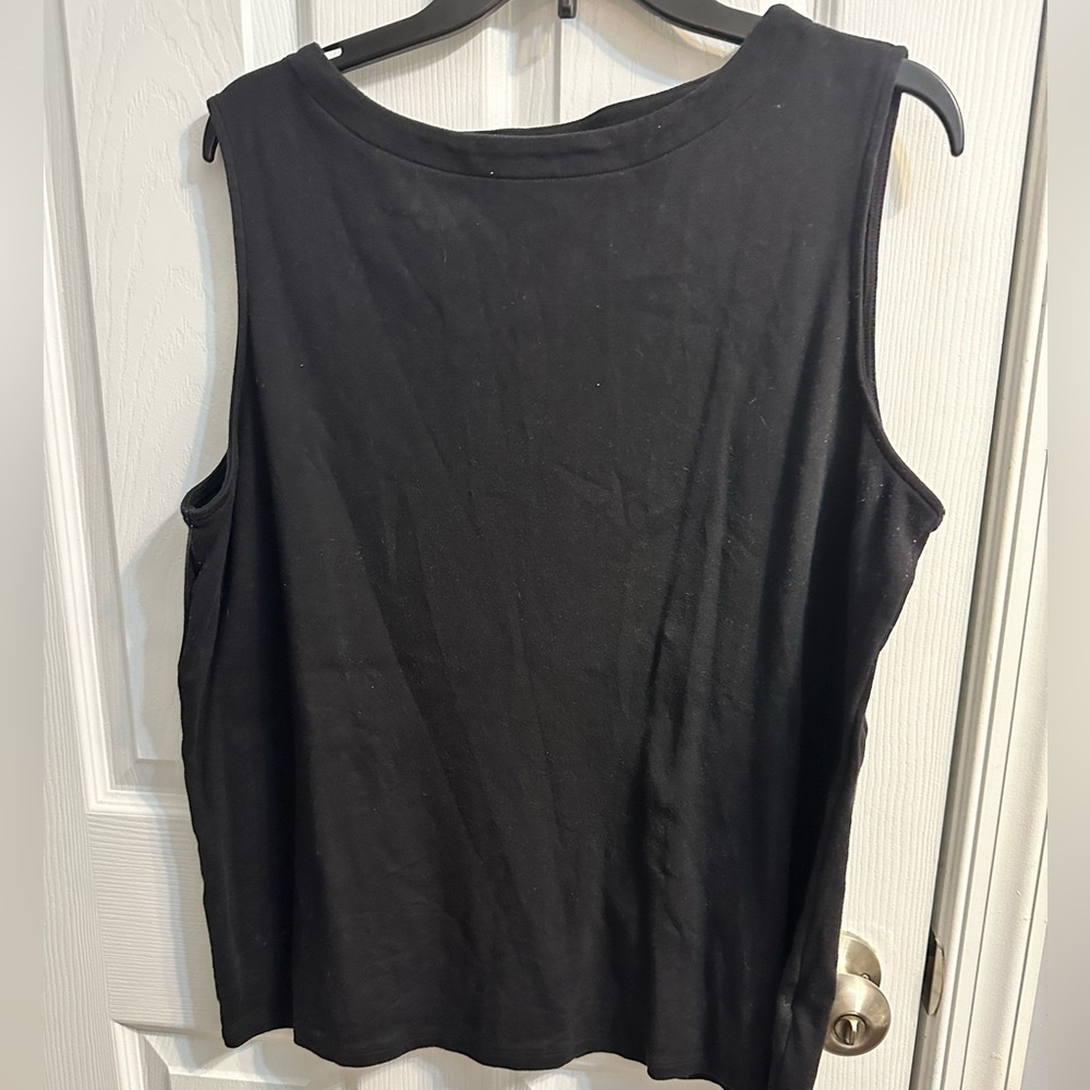 Croft & Barrow Black Muscle Tee Relaxed Fit